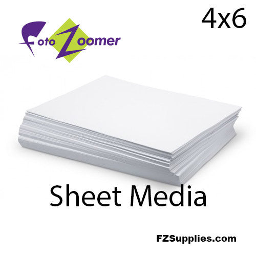 FZ Supplies - FotoZoomer Premium GLOSS Finish Photo Paper 4 x 6 - 500  Sheets