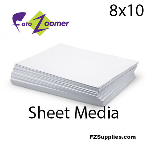 FotoZoomer Premium LUSTRE Finish Photo Paper 8"x  10" - 100 sheets