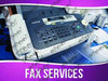 Fax Service Signage - Horizontal