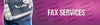Fax Service Signage - Horizontal