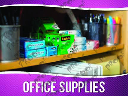 Office Supplies Signage - Horizontal